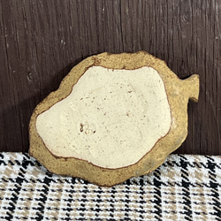 陶器 豆皿〜小皿　枯葉型　【190814】 4枚目の画像