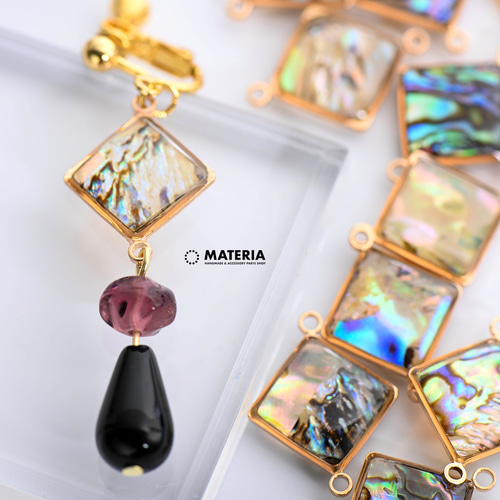 最高級鍍金 シリコンクッション付き☆ネジバネ式イヤリングパーツ 玉 