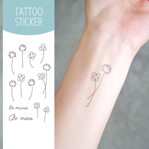 tattooラブブ シークレット クローバー（ラフ） タトゥーシール その他アクセサリー HC1