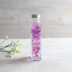 富良野ラベンダーボトル ミニ ＊ ガラスボトルアレンジ / ドライ