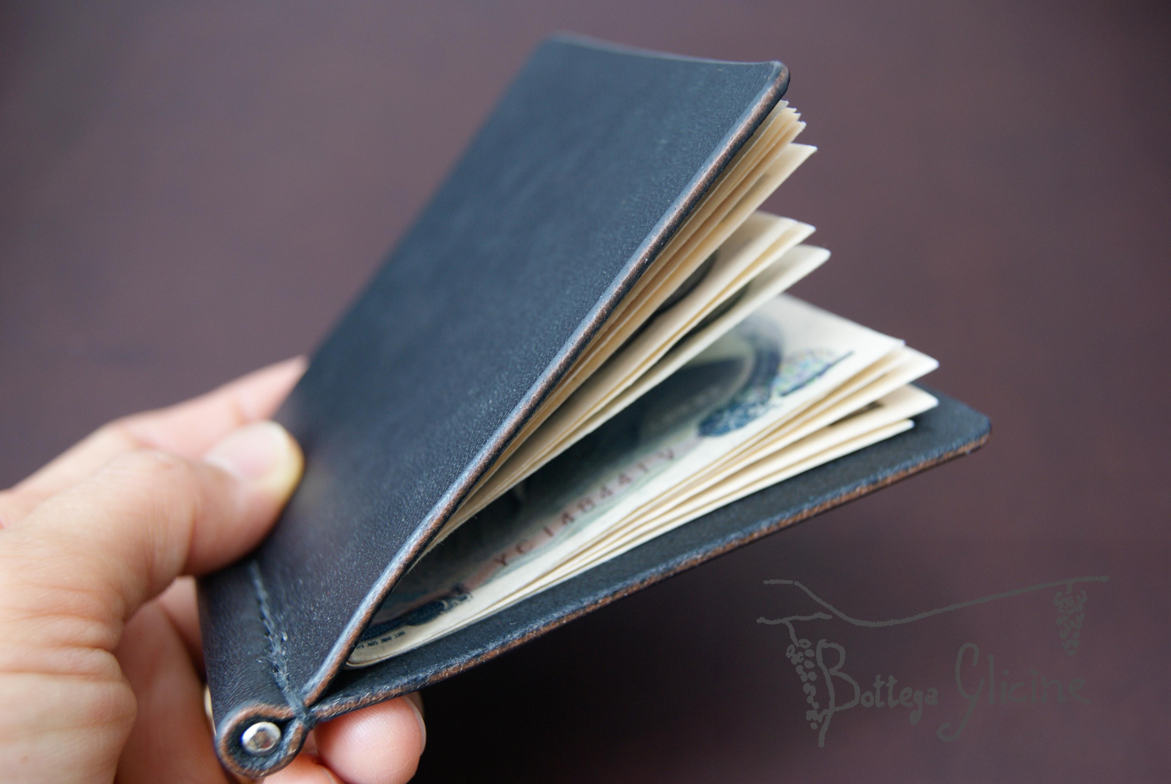 【マネークリップ / MONEY CLIP】 革財布 本革イタリアンレザー