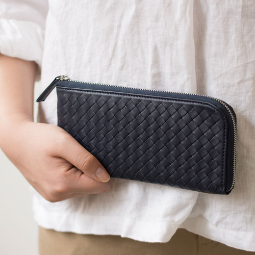 B.stuff 馬革メッシュ L字ファスナー長財布 | ハンドバッグ ムサシヤ