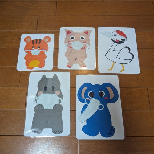 ペープサート「コンコンクシャン」 おもちゃ・人形 toi yu☆楽しい