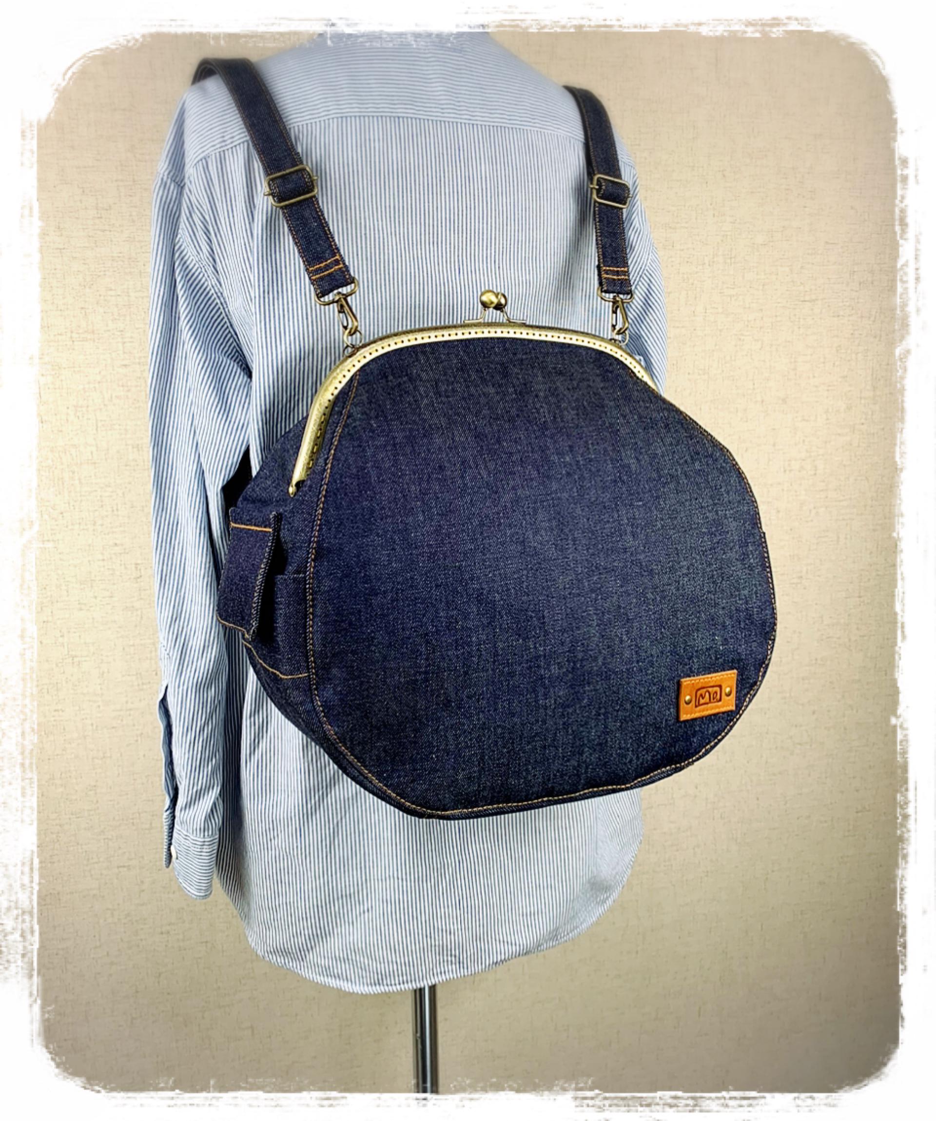 【ハンドメイド】がま口バッグ　海底の世界 3way #B290 ハンドメイド】がま口バッグ 海底の世界 3way #B290 - メルカリ