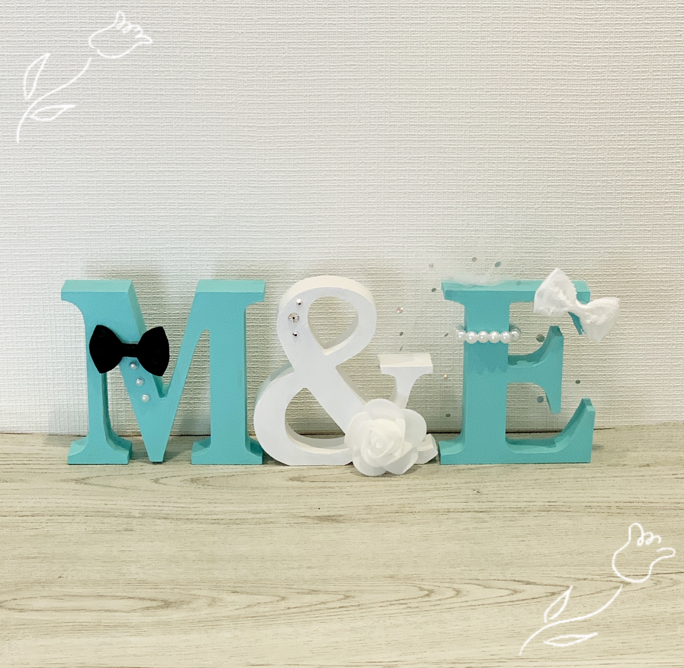 shi様確認用♡ウエディングバージョン・イニシャルオブジェ