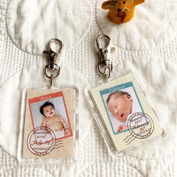 写真入りキーホルダー＊ネームキーホルダー＊オリジナルキーホルダー