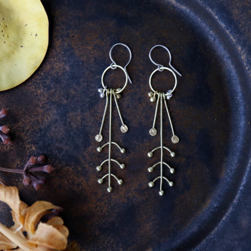 道草/ピアス ピアス（フック・チェーン） jittersquat 通販 7836146