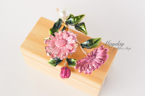 『優雅なブローチシリーズ〜可愛いマーガレットのブローチ』 7枚目の画像