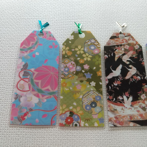 しおり #66☆ 和柄 5枚 しおり・ブックマーク Y.I mama❁文具雑貨 通販