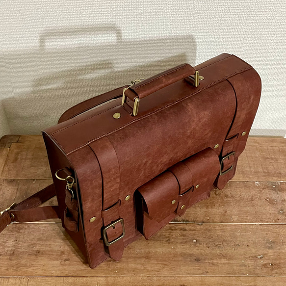 受注生産 サッチェルバッグ！　カスタマイズ可 