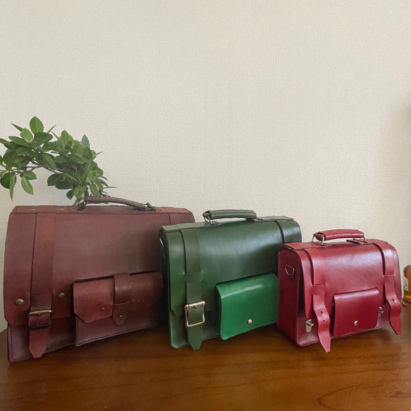 受注生産 サッチェルバッグ！　カスタマイズ可 