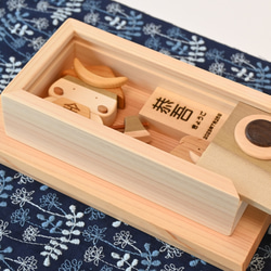 五月人形ono日本の木材で作るかわいい金太郎とクマの贈り物 5枚目の画像
