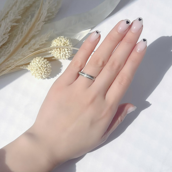 “成對連接未來”結婚戒指結婚戒指姓名刻版新娘禮物&lt;2對價格&gt; 第4張的照片