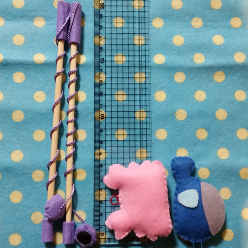 お魚釣りセット《作製キット》フェルト、ハンドメイド、工作、リハビリ