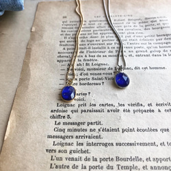 lapis lazuliの星屑夜空なブルーネックレス♡ 1枚目の画像