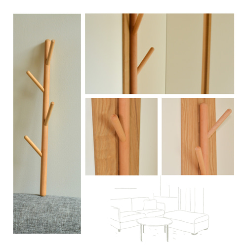 手作り木工雑貨 ハンガーラック