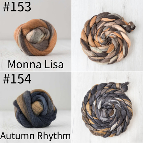 IH6】全154色！イタリア製チャンキーニットの鎖編みマフラー【オーダー