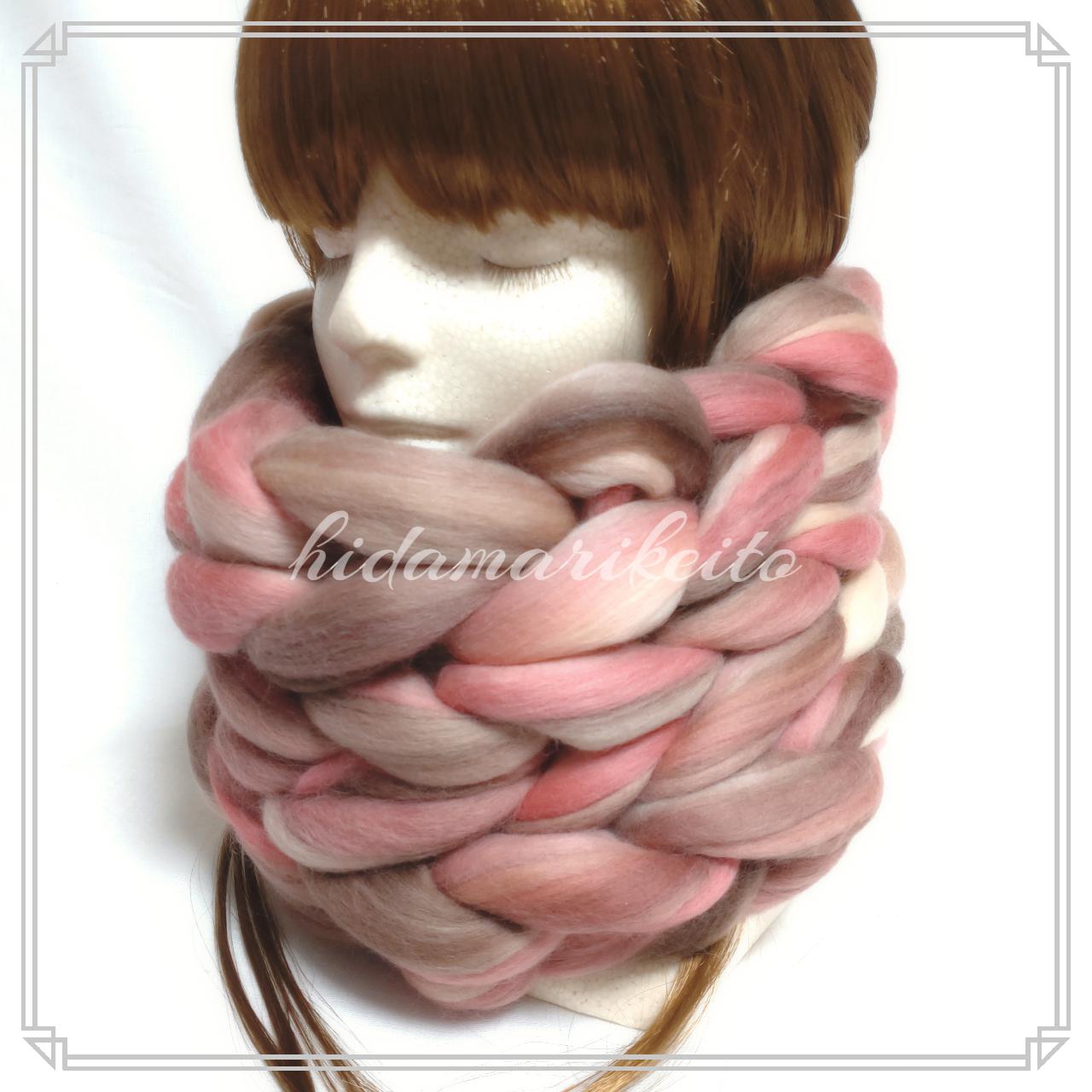 【IH7】全154色！イタリア製チャンキーニットのシンプルスヌード【オーダーメイド】