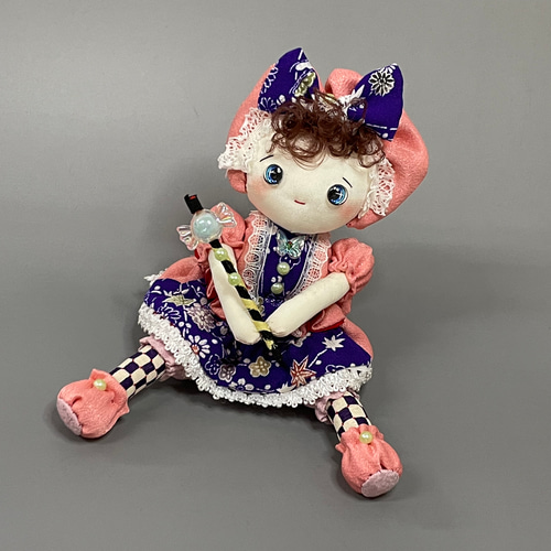 キット】文化人形のあんずちゃん【古布】 キット 和小物キット