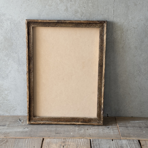古材額縁　A3 ポスターフレーム A3 古材額縁】古材フレーム A3 額縁 鏡 ガラス ミラー フレーム 額