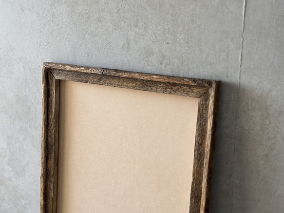 A3 古材額縁】古材フレーム A3 額縁 鏡 ガラス ミラー フレーム 額