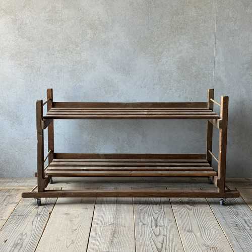 アンティーク モデル】収納 ラック 棚 シェルフ オーダー 店舗什器