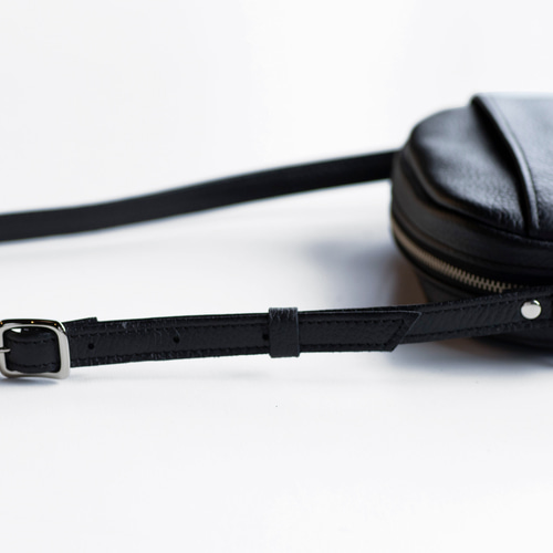 本革 ミニショルダーバッグ オーバル型 レディース メンズ 日本製