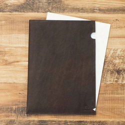 オールレザー A4サイズ ファイル 本革 文房具 ステーショナリー HAK032 13枚目の画像