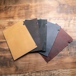 オールレザー A4サイズ ファイル 本革 文房具 ステーショナリー HAK032 7枚目の画像