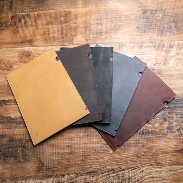 オールレザー A4サイズ ファイル 本革 文房具 ステーショナリー HAK032 7枚目の画像