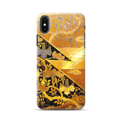 受注製作】 Apple iPhoneケース 高台寺蒔絵硯箱 iPhoneケース・カバー