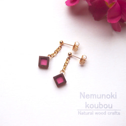 Timber Earrings 〜Japonaise〜「撫子（Nadeshiko）」 第1張的照片