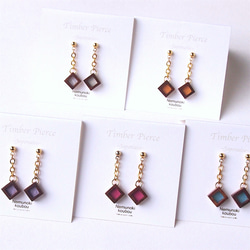 Timber Earrings 〜Japonaise〜「撫子（Nadeshiko）」 第5張的照片