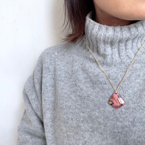 七宝焼きネックレス(136) ネックレス・ペンダント 工房ジュリアン 通販