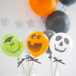 ハロウィン 飾り おばけ バルーン かぼちゃ 風船 セット フォト プロップス 誕生日 前撮り 1枚目の画像