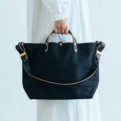 2way キャンバス トートバッグ レディース メンズ レザー キャンバス