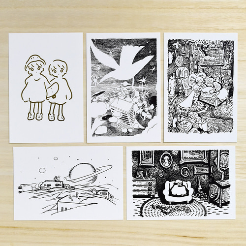 絵葉書　まとめ売り あけたらしろめ 絵葉書1stセット ポストカード ヨロコビto 通販