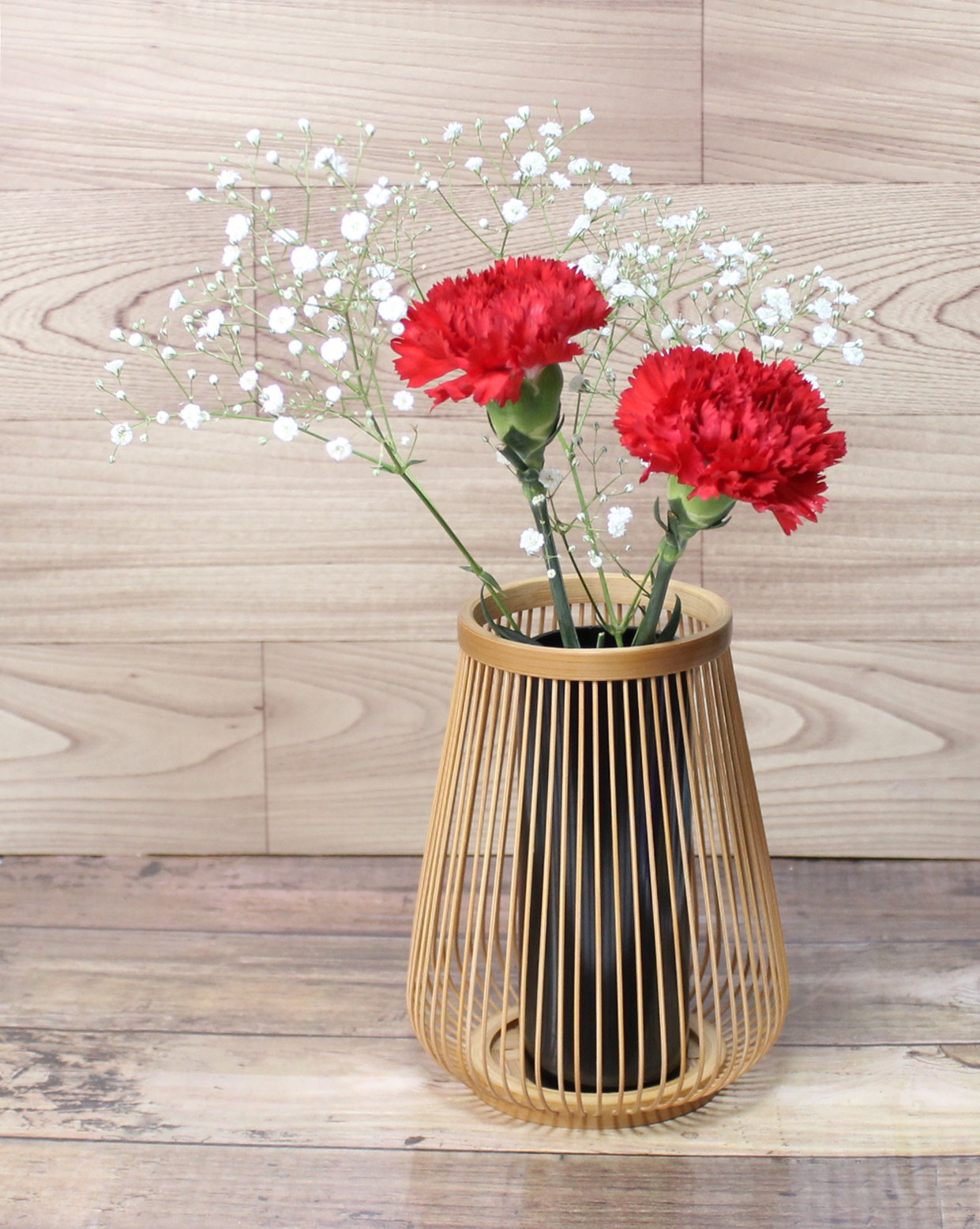 値下げ‼️竹製花器螺鈿細工 最終値下げ‼️竹製花器螺鈿細工