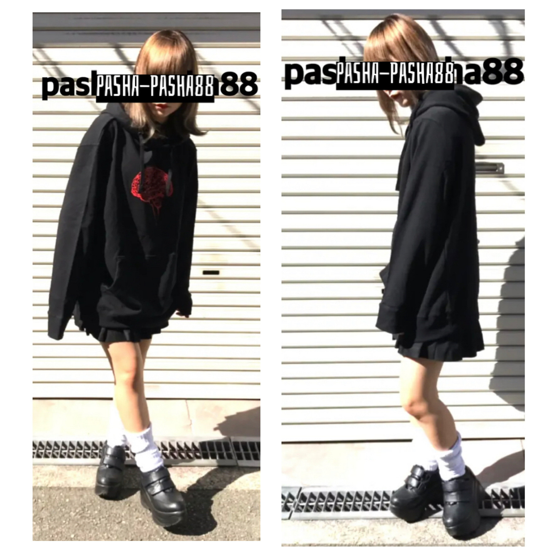 パーカー 黒 サブカル地雷 メンズ レディース メンヘラ 地雷 地雷系 漢字 脳みそ ユニセックス 病みかわ 病みかわい