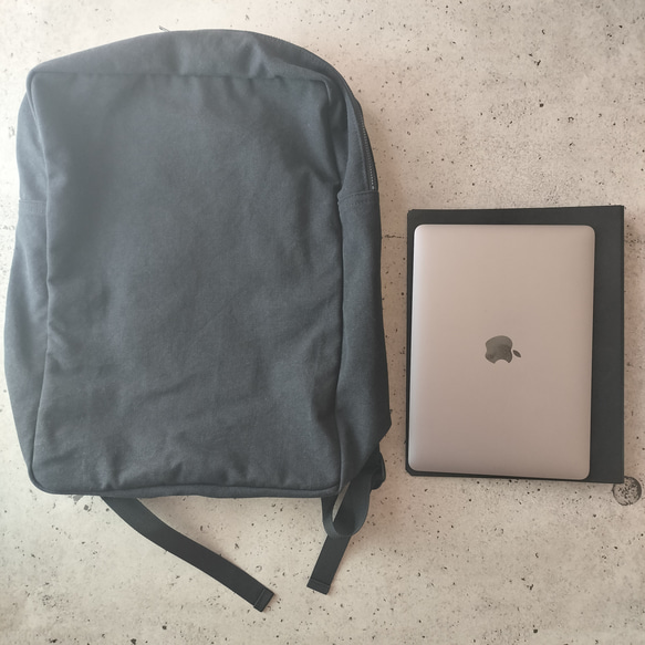 square ruck L  クロ 7枚目の画像