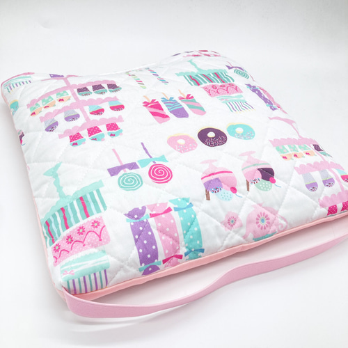 防災頭巾カバー 座布団カバー 座布団オーダー　女児 手作りのおしゃれかわいい座布団カバー・オーダーメイドの防災