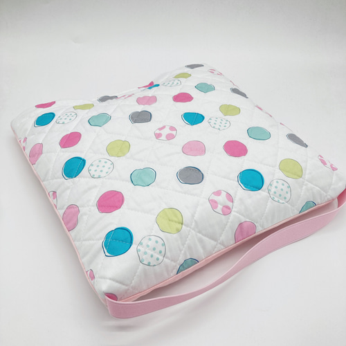 座布団カバー 幼稚園 後ろゴム 33x33cm 女の子5柄 防災頭巾