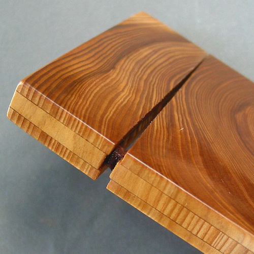 屋久杉】木製名刺入れ 緻密な年輪は素晴らしい【即日発送】 名刺入れ