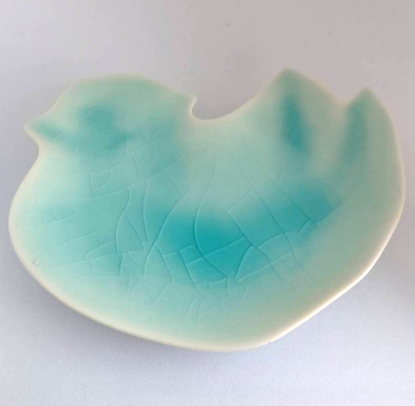 青い鳥アクセサリートレイ 小皿 ゆき 通販 7902400｜Creema