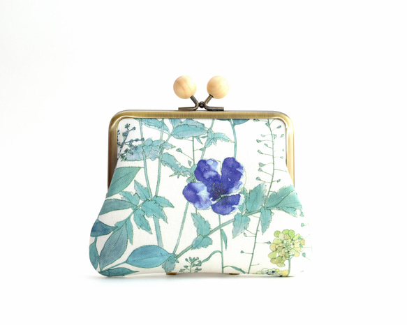 Kiss lock purse (M) - Liberty "Irma" Blue [089] 第3張的照片