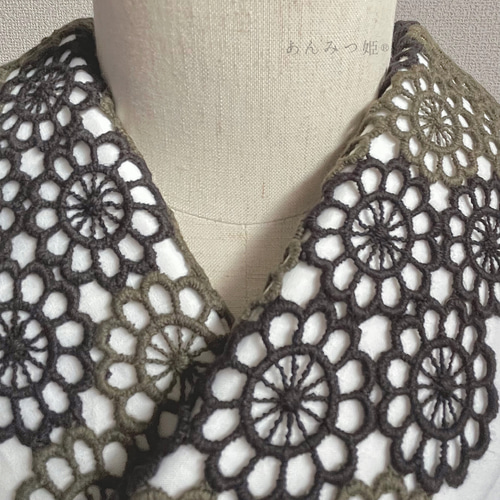 半衿 お花レース 黒 和装小物（帯・半襟） 半衿ショップ