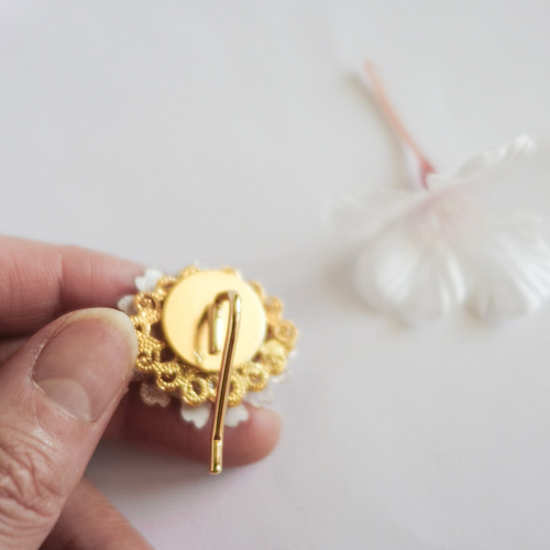 さくらのポニーフック ヘアフック ヘアカフ マニキュアフラワー ポニー