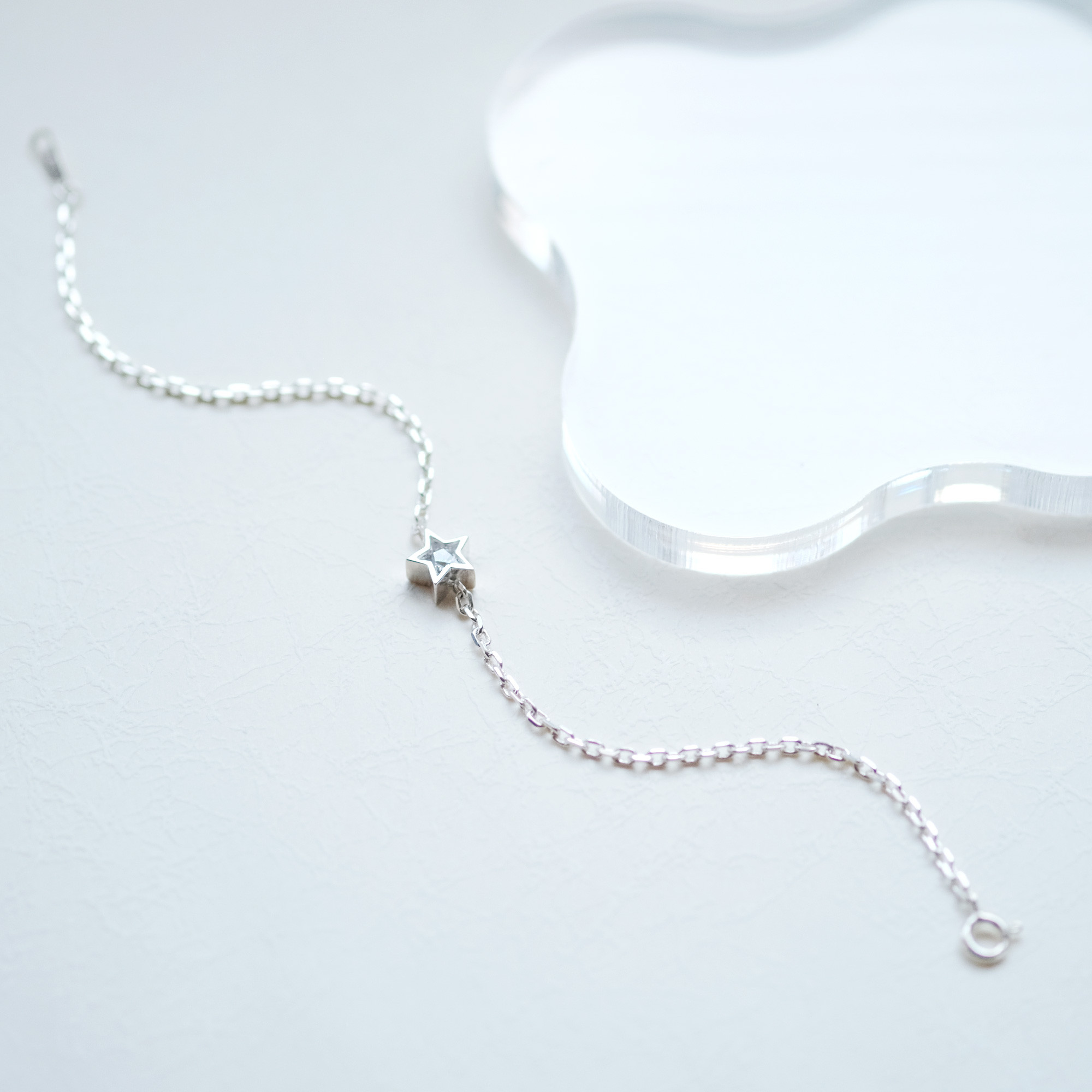 星 一粒 ブレスレット シルバー925