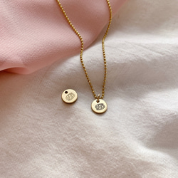 Horoscope sign-brass necklace-Scropio 6枚目の画像