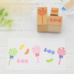 アメのはんこ トリックオアトリート お菓子のハロウィンはんこ はんこ